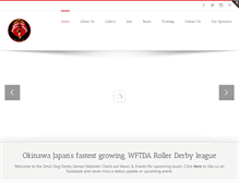 Tablet Screenshot of devildogderbydames.com